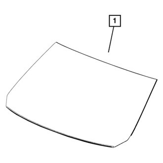 Chrysler OE - Front Windshield