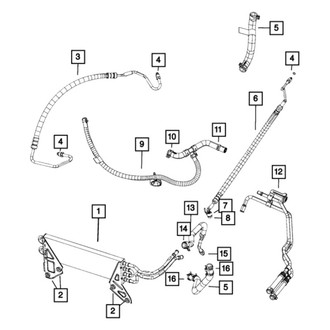 Ram OE - Power Steering Reservoir Hose
