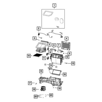 Mopar® - HVAC Heater Core Seal Kit