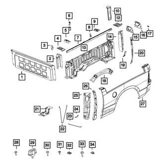 Mopar® - Truck Bed Panel