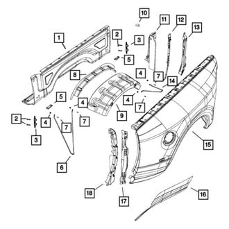 Mopar® - Box Side Panel