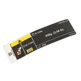Mopar® - Air Conditioning System Label