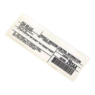 Dodge OE - Emission Label
