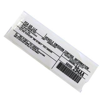Dodge OE - Emission Label