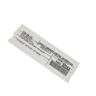 Mopar® - Vehicle Emission Control Information Label