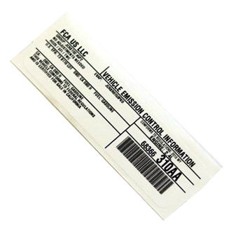 Dodge OE - Emission Label