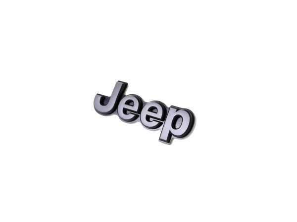 Mopar® - "Jeep" Nameplate Dark Gray Hatch Emblem
