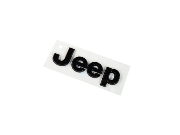 Mopar® - "Jeep" Nameplate Black Hood Emblem