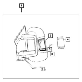 Ram OE - Front Left Turn Signal Light Lens