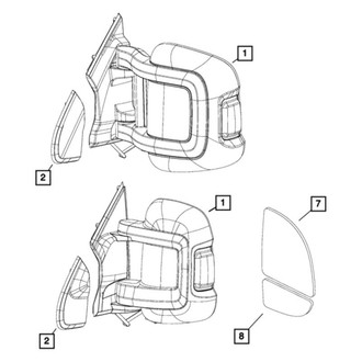 Ram OE - Front Left Turn Signal Light Lens