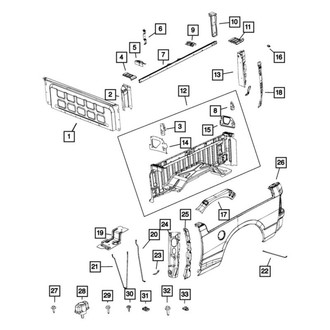 Mopar® - Box Side Inner Panel