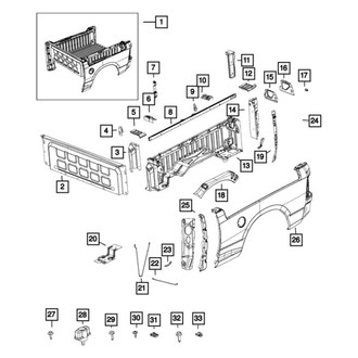 Mopar® - Box Side Inner Panel