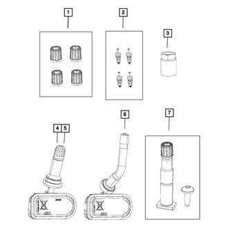 Ram OE - Tire Pressure Monitoring System (TPMS) Sensor