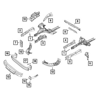 Ram OE - Front Left Outer Frame Side Member