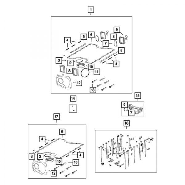 Mopar® - Supercharger Mounting Stud Kit