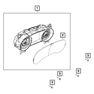 Jeep OE - Instrument Panel Lens