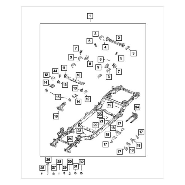 Frame Rail End