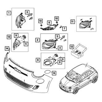 Mopar® - Headlamp Bulb Kit