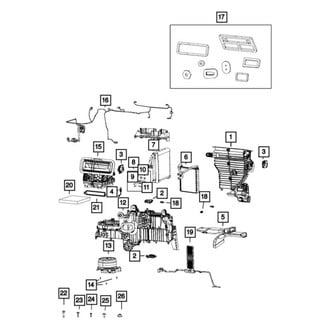 Mopar® - HVAC Unit Case Seal Kit