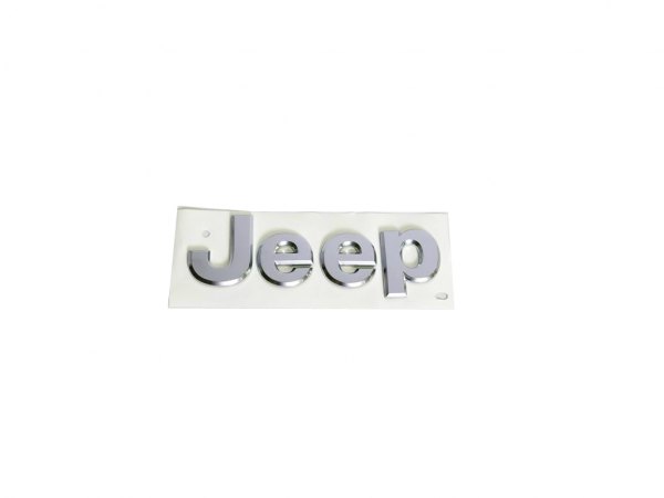 Mopar® - "Jeep" Nameplate Chrome Front Fender Emblem