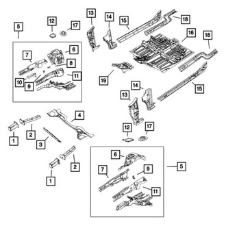 Mopar® - Wheel Housing Bracket