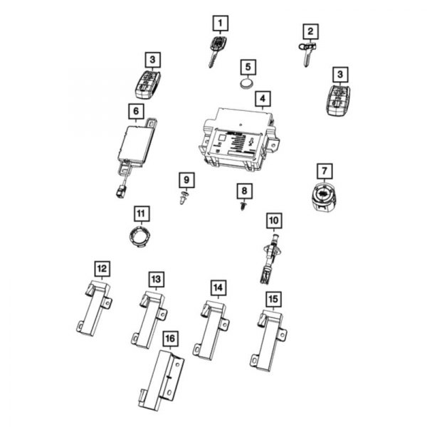 Mopar® - Vehicle Key