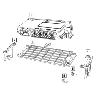 Ram OE - Right Infotainment Display Control Module Bracket