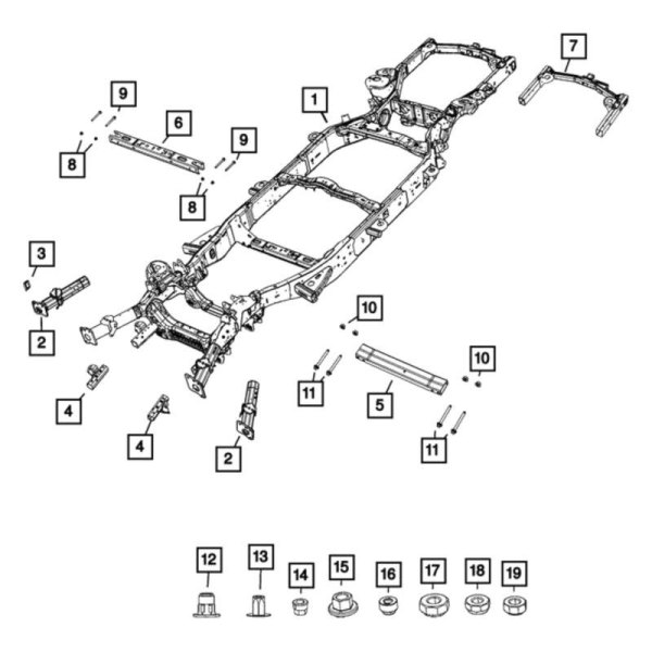 Mopar® - Chassis Frame Assembly