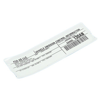 Mopar® - Vehicle Emission Control Information Label