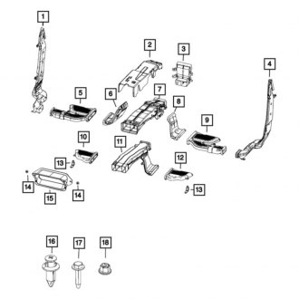 Mopar® - Floor Duct