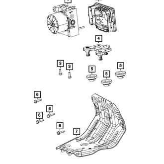 Mopar® - Hydraulic Control Unit Bracket