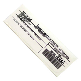 Dodge OE - Emission Label