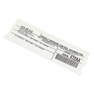 Ram OE - Emission Label