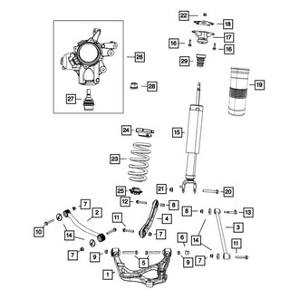 Mopar® - Rear Shock Absorber