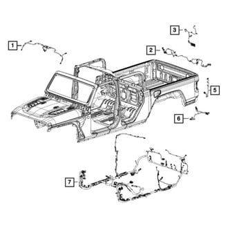 Jeep OE - Rear Parking Aid System Wiring Harness