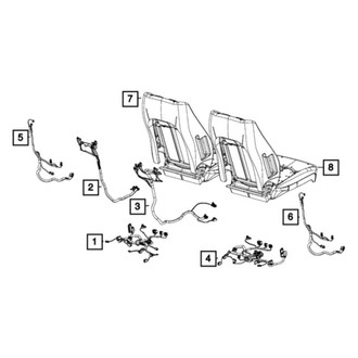 Mopar® - Seat Back Wiring