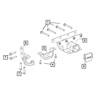 Jeep OE - Rear Left Tow Hook