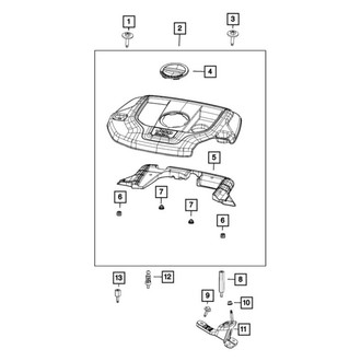 Jeep OE - Engine Cover Bracket
