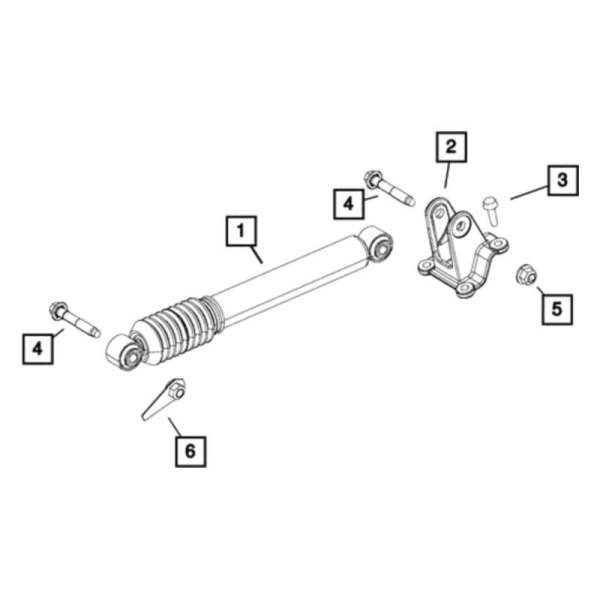 Mopar® - Axle Beam Damper