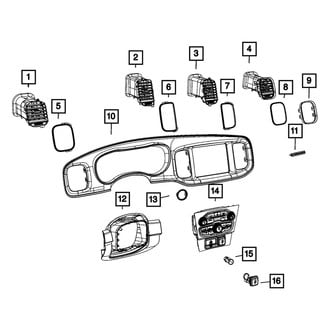 Mopar® - A/C Outlet Bezel