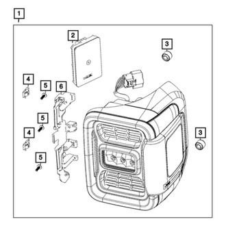Jeep OE - Blind Spot Detection System Warning Sensor