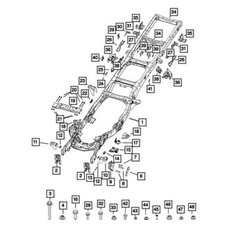 Mopar® - Driver Side Fender Bracket
