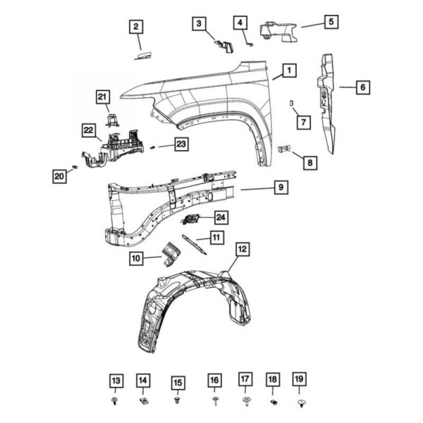 Mopar® - Front Fender