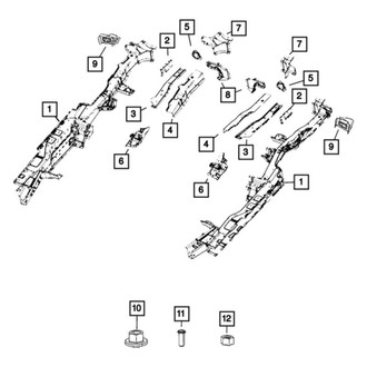 Mopar® - Rear Rail