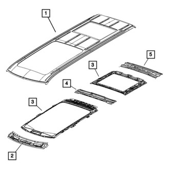 Mopar® - Front Roof Header Panel