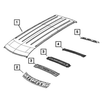 Jeep OE - Rear Roof Bow