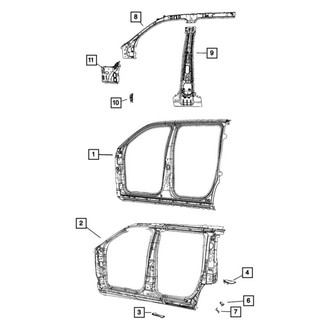 Mopar® - Body Side Aperture Outer Panel