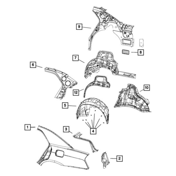 Wheel Housing Side Panel