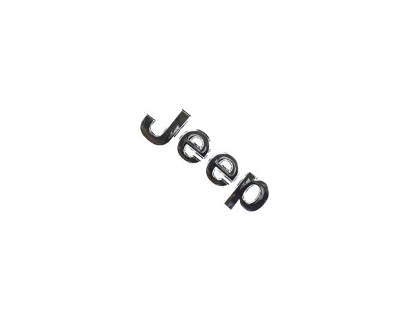 Mopar® - "Jeep" Nameplate Chrome Hood Emblem