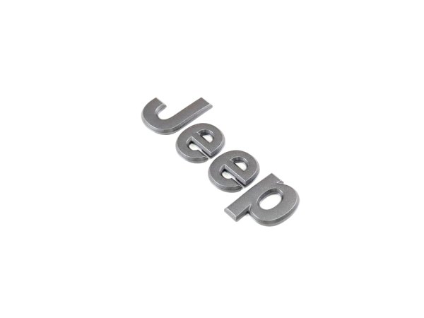Mopar® - "Jeep" Nameplate Black Hood Emblem
